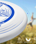 Outdoor Flying Disc 175 Gram Sport Disc With Bright UV Color Options For Beach Backyard Park Camping And Team Play