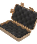 Open view of Five-Piece Wear-Resistant Survival Storage Case and Shockproof Tool Box with foam interior for camping gear