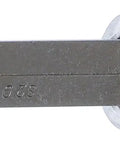 XZN Spline Bit Socket M9, 100 mm Length, One Half Inch Drive, Chrome Vanadium Steel, Knurled Grip, close-up of internal serration profile