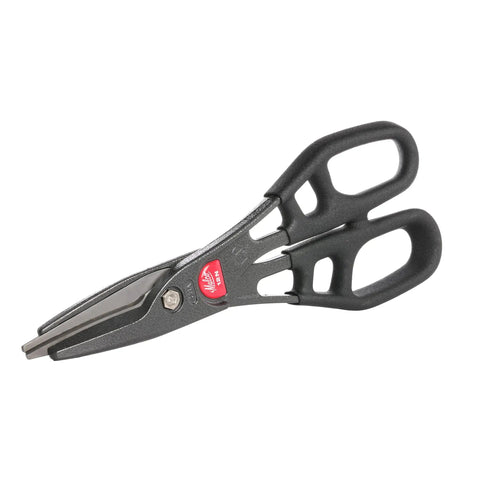 12 Inch Aluminum Snip With Comfort Grip Built For Straight Cuts And Gentle Curves Pro Grade Quality, Pressure Fit Blades, Big Handle Loops For Easy Grip, Sleek Head For Smooth Maneuverability, Optional Snip Holster For Quick Access