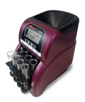 Purple Digital USD Coin Counter And Sorter With LCD Display No Jam Sorting Uber Fast 260 Coins Per Minute and Coin Wrapper Tubes