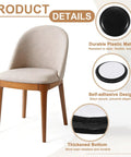 Self Adhesive Furniture Sliders 8 Pack Round Floor Savers That Slide Like Hot Butter No Nonsense Moving Pads Reusable Chair And Table Glide Protectors Heavy Duty Black PE Plastic on chair legs