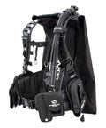 Crux Modular Scuba Diving BCD With 40 Lb Lift Black XLarge Micro Adjust Retention System For Custom Fit Modular Shoulder And Waist Straps