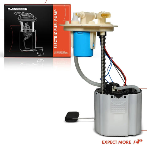 High Output Electric Fuel Pump Module Assembly For Ford F150 2021 To 2023 2.7L 3.3L 3.5L 5.0L with blue pump and wiring