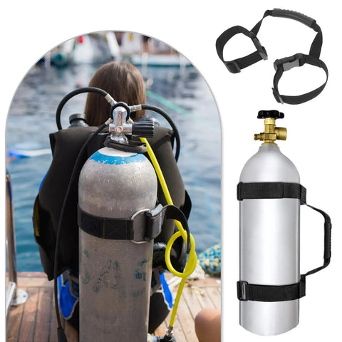 Scuba Tank Strap For Underwater Gear Elastic Polyester Cylinder Binding Band Durable Tough As Nails No Slip Tank Holder