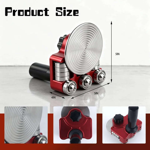 Compact Sheet Metal Bender Hand Held Bending Tool For Steel Aluminum Copper showing dimensions and removable center disc