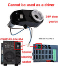 RS390 24V Steering Gearbox With Low Speed Steering Motor for Kids Ride On Cars Replacement Part, includes special steering socket
