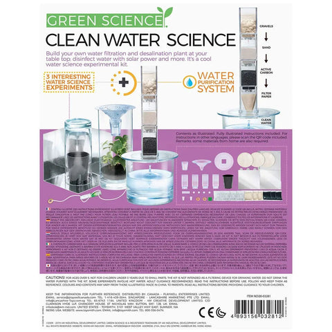 Package of Hands-On Desalination Kit For Kids And Teens A Cool Lab Grade Science Toy with illustrated components and instructions.