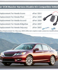 VCM Muzzler Harness Disable Kit Replacement For Honda 3.5L V6 Engine With Connector Cables