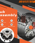 Front Wheel Hub And Bearing Assembly For 4WD Ford Explorer 1995 To 2001, Ford Ranger 2001 To 2009, Mazda B4000 2001 To 2009, Mazda B3010 2001 To 2002, Mercury Mountaineer 1997 To 2001 With ABS Sensor Wire, shown with ABS sensor wire and 4x4 hub