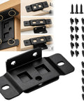 Heavy Duty Stainless Steel L Shape Furniture Brackets With 2 In 1 Locking Inserts For 90 Degree Corners, black connectors