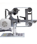 Straight Up Solid Desktop Belt Sander Kicking Five Fifty Watts For Polishing And Grinding with metal frame and motor