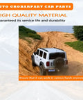 SUV driving on a rugged dirt road, demonstrating durability of materials used in Window Washer Pump Motor Connector Wire Plug Pigtail Kit for Ford