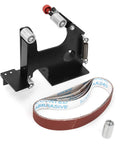 Heavy Duty Angle Grinder Belt Sander Adapter With M14 Spindle and Quick Swap 540 x 30 mm sanding belt kit for polishing.