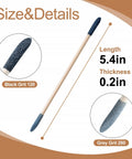 30 Piece Double Ended Sanding Sticks For Tiny Nooks And Holes, Pro Grade Fine Detail Polish Kit With 120 And 280 Grit For Plastic Models, Wood, And Metal, Snug Grip For Precision Sanding, showing product size and grit details.