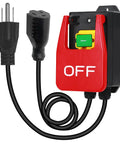 110 To 120 Volt Single Phase On Off Emergency Stop Switch With Large Stop Paddle for quick power cut off to milling machines.