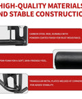 High-quality materials of Single Leg Squat Roller Attachment for Power Rack and Home Gym with durable steel and EPDM foam