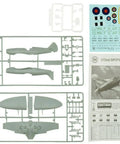Spitfire Mk XIV C One Seventy Two Scale Plastic Model Airplane Kit With Three Decal Sets Dope Detailing For Realistic Look