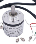 Two Phase AB Incremental Rotary Encoder 100P R DC 5 To 24 Volt Wide Voltage 6mm Shaft AB Quadrature Output High Accuracy Motion Sensor No Fuss Robotics And CNC Durable Build With 1 Year Warranty, 6mm shaft with cable and mounting screws