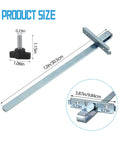 Rip Fence Kit For Circular Saw Offering Straight Shooting Guide Alignment No Drama Setup Killer Cut Results And Heavy Duty Power Tool Upgrade For Dedicated Woodworkers size dimensions showing attachment and measurement details.