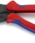 PreciForce Non Insulated Crimping Pliers For AWG 20 To 7 And 0.5 To 10 Mm2 Terminals Tubes And Lugs with red and blue handles