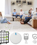 Family in living room with Replacement Filter Kit for Shark Vertex DuoClean PowerFin Upright Vacuum AZ2000 AZ2000W AZ2002