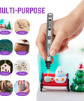 Smooth Operator Mini Electric Drill Pen With Bright Led Torch and Crisp Digital Readout Heavy Duty Aluminum Frame Includes Ten Versatile Bits Compact Rotary Power Driver For Jewelry And Woodcraft Projects Crush Jobs Quick Nail Every Detail in use for intricate resin crafting.