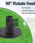 Adjustable Rubber Golf Tees For Mats And Simulators No Slip Durable Indoor Outdoor Practice Tees shown with rotation feature