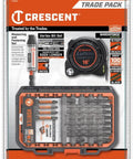 Vortex BH 41-Piece Shockforce NE AP Tool Set For Pros displayed in packaging with measuring tape and bits case visible.