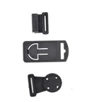 Magnetic Multimeter Hanging Kit components including straps, clip, and magnet hanger, suitable for digital meters and electrical testing gear.
