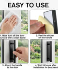 Step-by-step on installing 4 Pack Self Adhesive Cabinet Handles No Drill Drawer Pulls 5.27 Inch Easy Install Damageless Furniture Update