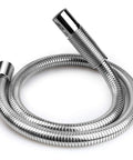 Heavy Duty Flexible Metal Stainless Steel Hose 44 Inch For Commercial Pre Rinse Faucets Replacement With Solid Brass Connector