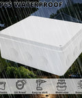 Tough As Nails Outdoor Electrical Junction Box IP65 Fully Watertight And Dustproof Abs Surface Mount Enclosure with rain protection.