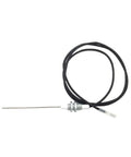 Two Pack 6.4mm Ceramic Spark Plugs With 900mm Wires, M10x1 Threaded, product showing ceramic plug with attached wire