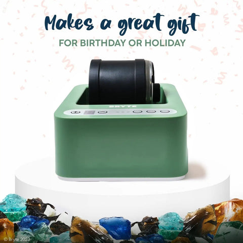 Rock Tumbler And Tumbling Machine Mint Green 3 Speed Direct Drive With 9 Day Timer And Quiet Cooling Motor Indoor Polisher