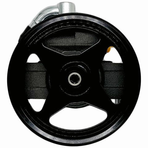 Power Steering Pump With Pulley Reservoir Replacement For Ford Expedition 2003 2006 F150 2004 2008 And Lincoln Mark LT 2006 2008 front view
