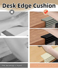 Heavy Duty Baby Proof Corner Guards And Edge Shields For Sharp Tables And Fireplaces Hella Comfy Foam Bumpers With Zero Residue Tape For Stress Free Living Rooms And Little Rascals Everywhere Black with desk edge cushioning.