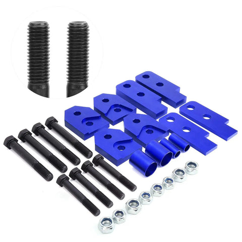 2 Inch ATV Lift Kit For 450 660 700 SE Sport Quads Premium Heavy Duty Full Lift With CNC Machined T6061 Billet Aluminum Blue Finish