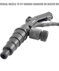Coolant System Flush Gun Pro Grade With Lever Action Universal Nozzle Lock On Air Hose Latch Radiator And Heater Core Flush Kit