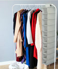 Stack Those Sneakers Clean With This Dope Hanging Shoe Organizer Bag Featuring Ten Spacious Pockets Made From Heavy Duty Nonwoven Fabric Great For Dorm Beds Closets And Weekend Cruises with shoes organized.
