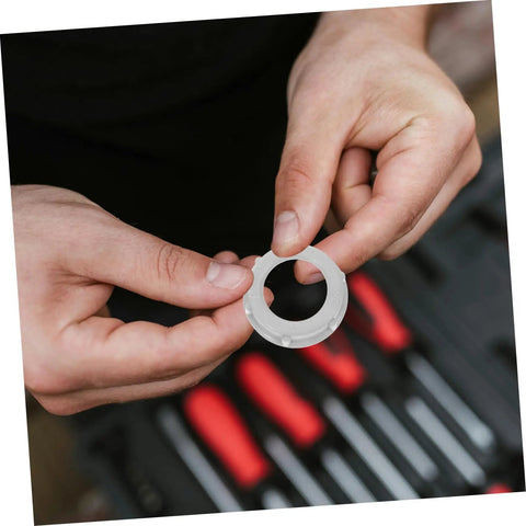 4 Inch Plastic Insulating Bushing For Control Panels And Indoor Electrical Projects, High Electrical Insulation And Corrosion Resistance, No Tool Needed Hand Tighten Installation, 100 Pack Conduit Bushing For Quick Setup, shown by hand