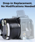 K2 Plus Extruder Motor Replacement for 3D Printer, circular stepper with 12 teeth shaft, E axis extrusion part, low noise