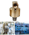1/2 Inch Rotating Joint, 360 Degree Rotary Union For Water, Air And Oil, Brass Heavy Duty Threaded Connectors Built For High Speed Cooling And Easy Maintenance In Industrial Machinery, brass rotary union