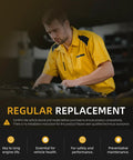 Mechanic inspecting maintenance filter kit for Bobcat MT52 MT55 MT85 MT100 mini track loader, regular replacement guide.