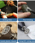 Usage of Diamond Burr Set For Rotary Tools 32Pc Kit With Diamond Grinding Bits for carving, cutting, and engraving.