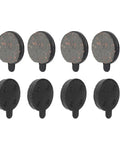 4 Pairs Electric Bike Brake Pads With No Squeal Quiet Mute Effect Semi Metal Disc Rotor Pads For 10 Inch Electric Scooter
