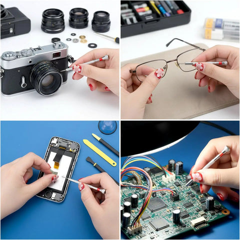 Using 630 Piece Eyeglass Repair Kit With Screws And Tiny Micro Fasteners For Electronics Repair Watches And Laptops Including M2 Hard Drives