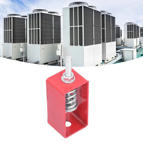 XHS 3 Alloy Spring Shock Absorber Vibration Isolator For Hoisting Equipment And Industrial Fans With Low Self Vibration Frequency Easy Install 30 To 50 Kg Load Capacity Minus 20C To 80C Durable Precision Alloy, red spring mount for rooftop cooling units