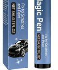 Blue 5ml Scratch Repair Pen For Cars And More, Waterproof 5ml Quick Fix That Stays Long Lasting, Easy Car Scratch Remover box