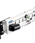 AccuLevel RV Leveling Brackets for Fifth Wheel King Pin Boxes with bubble level and black mounting plate